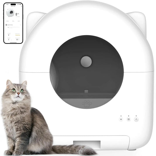 Self Cleaning Cat Litter Box Automatic With App Control