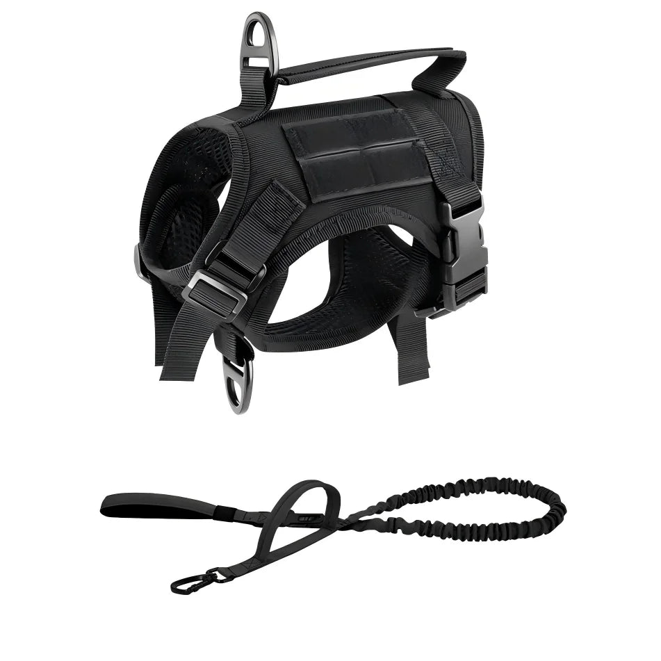 Tactical Cat Harness And Leash Set With Escape Proof Mesh