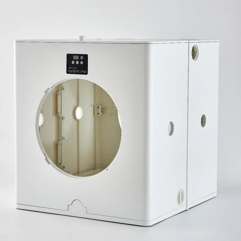 Foldable Pet Dryer Box 800W 360 Degree Air Drying Cage