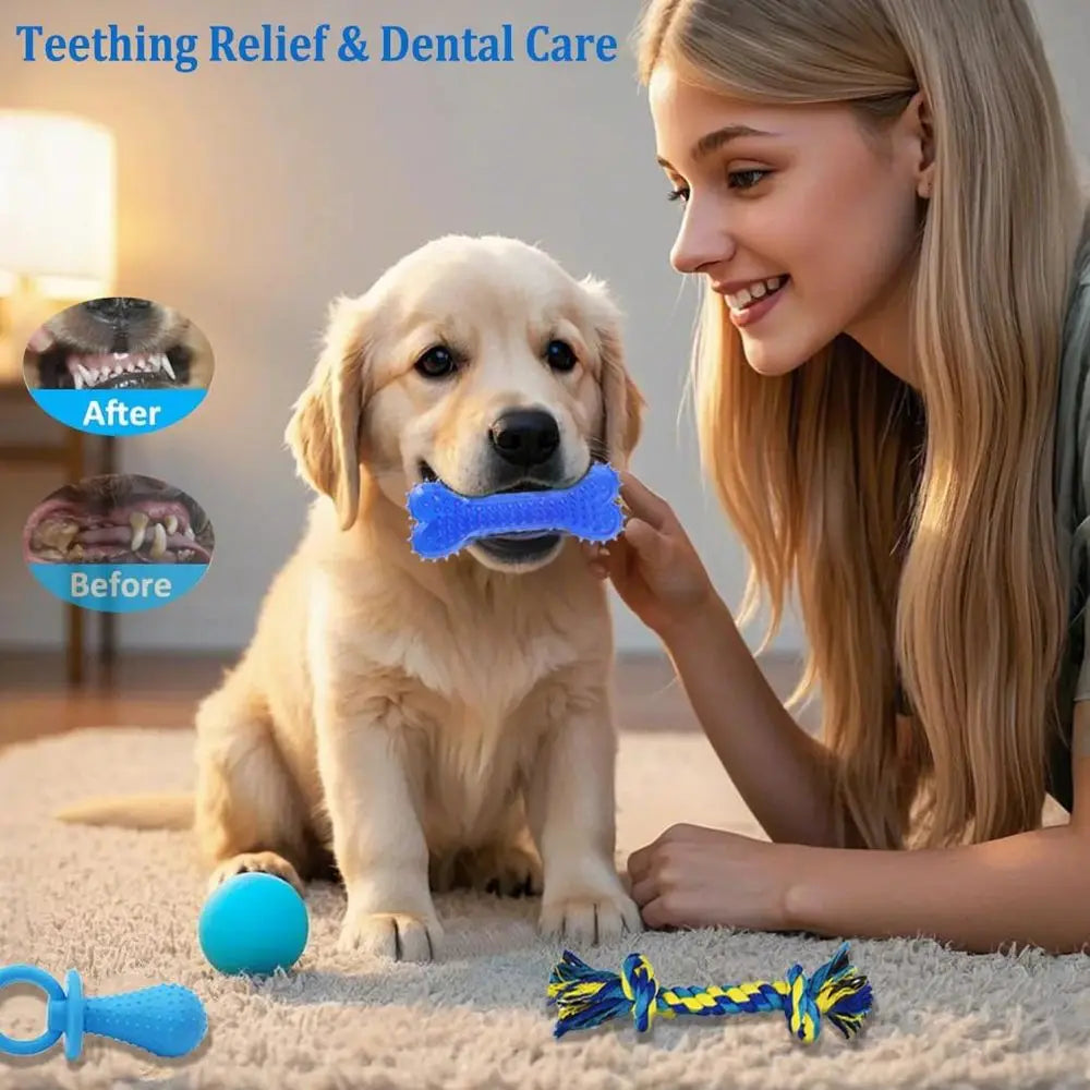 20 Pack Puppy Chew Toys Bundle For Teething Puppies