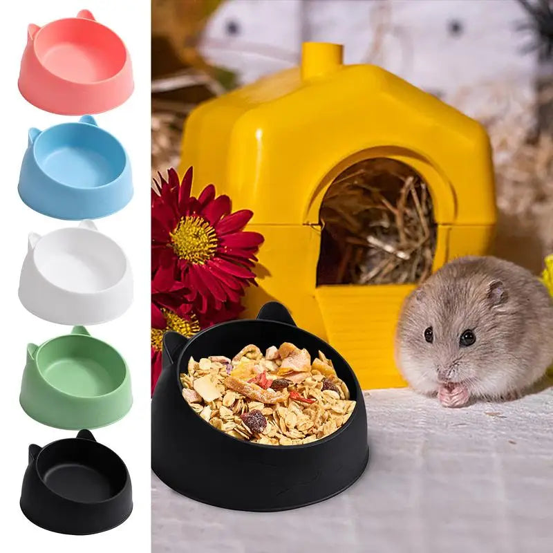 Hamster Feeding Bowl For Small Pets Food Water Dish