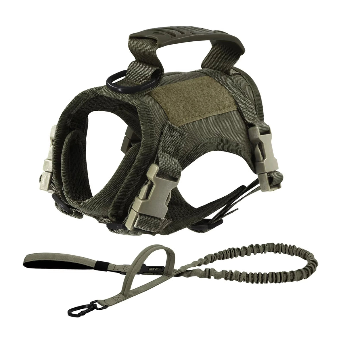 Adjustable Padded Puppy Harness Leash Set With Vest