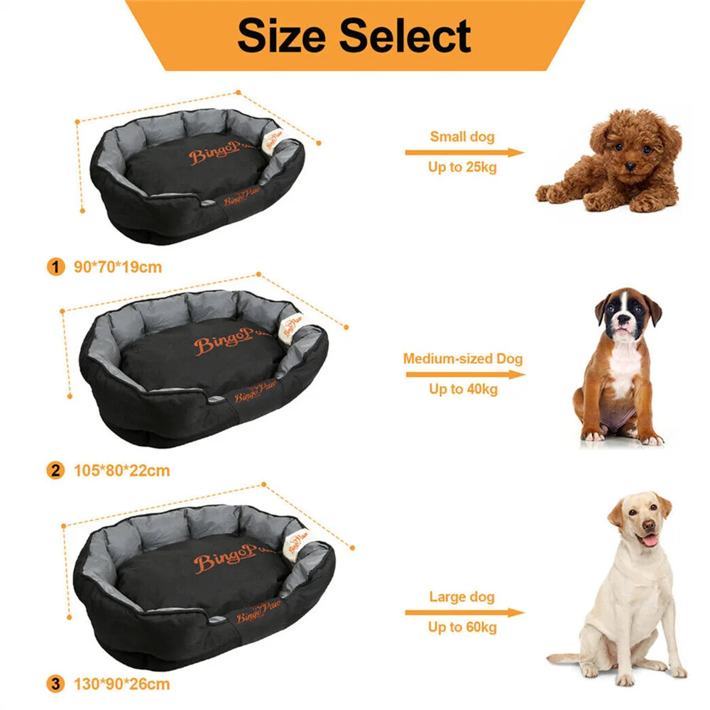 Borwart Orthopedic Waterproof Dog Bed Sofa With Washable Removable Cover