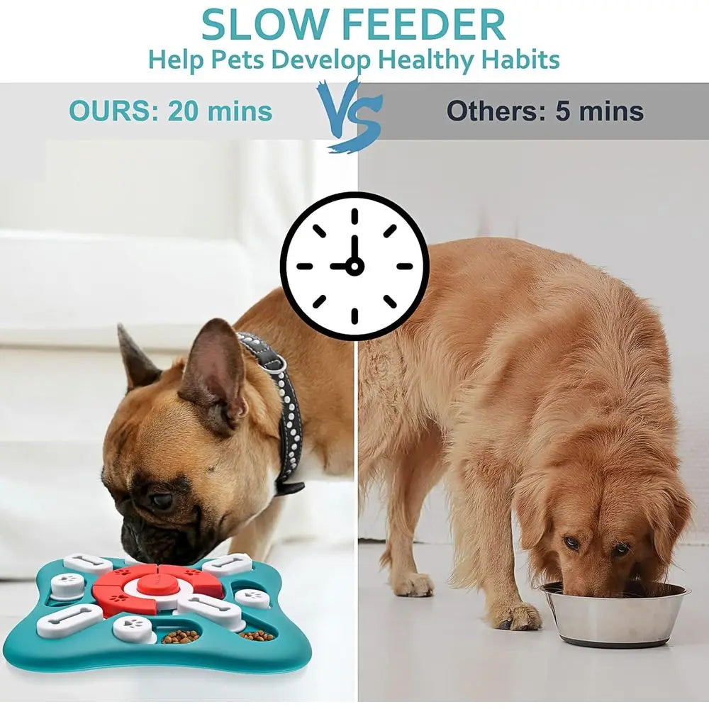 Dog Puzzle Toys Treat Dispensing Enrichment For IQ Training