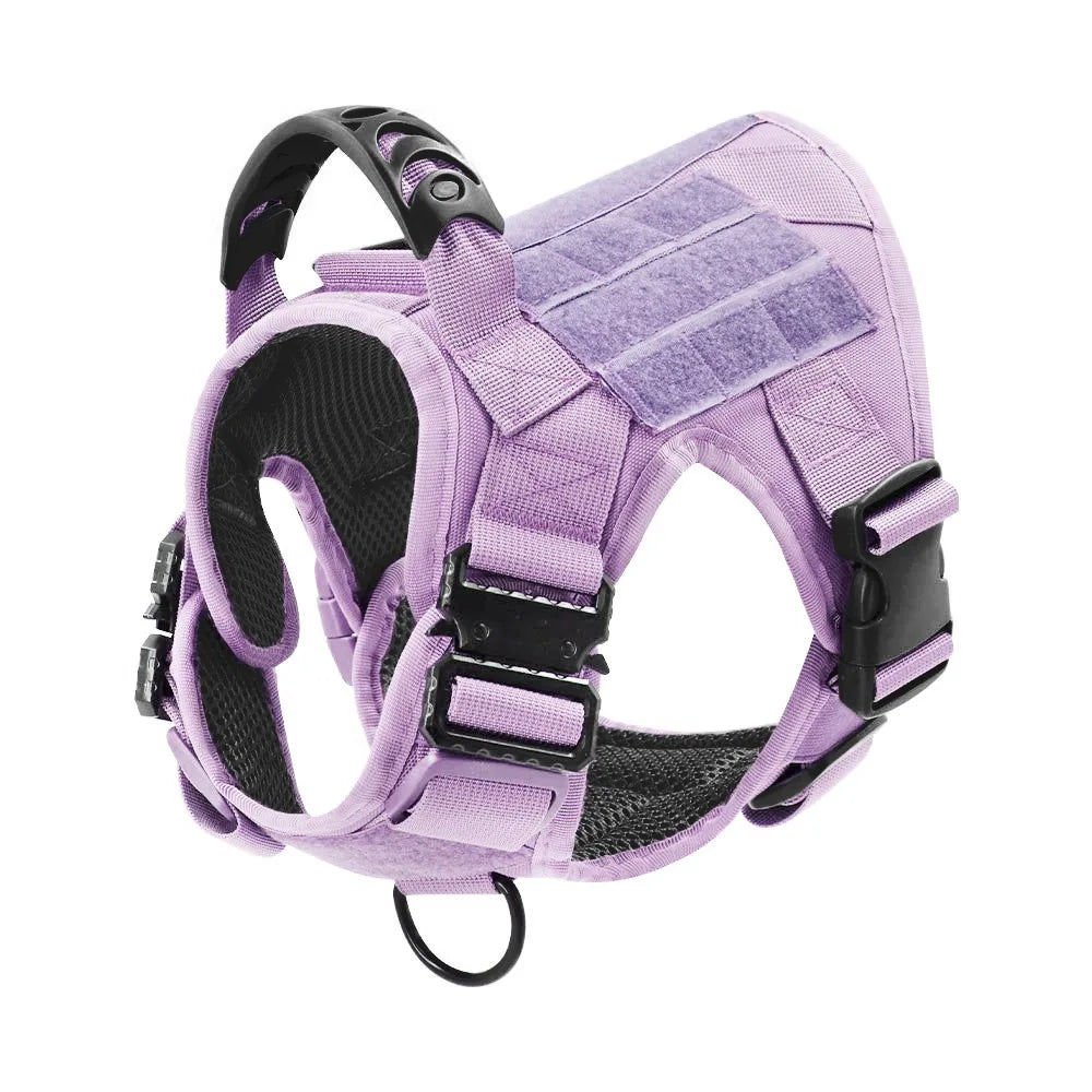 Military Camouflage Dog Harness Adjustable Nylon Vest