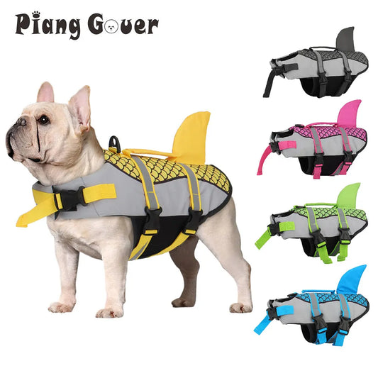 Dog Life Jacket Vest Harness For Swimming Summer Pet Swimwear