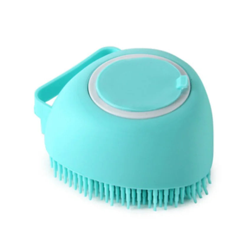 Multifunctional Soft Silicone Pet Bath Massage Brush For Dogs Cats