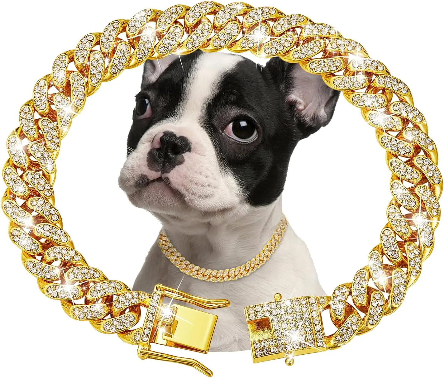 Stainless Steel Chain Collar For Dogs And Cats Premium