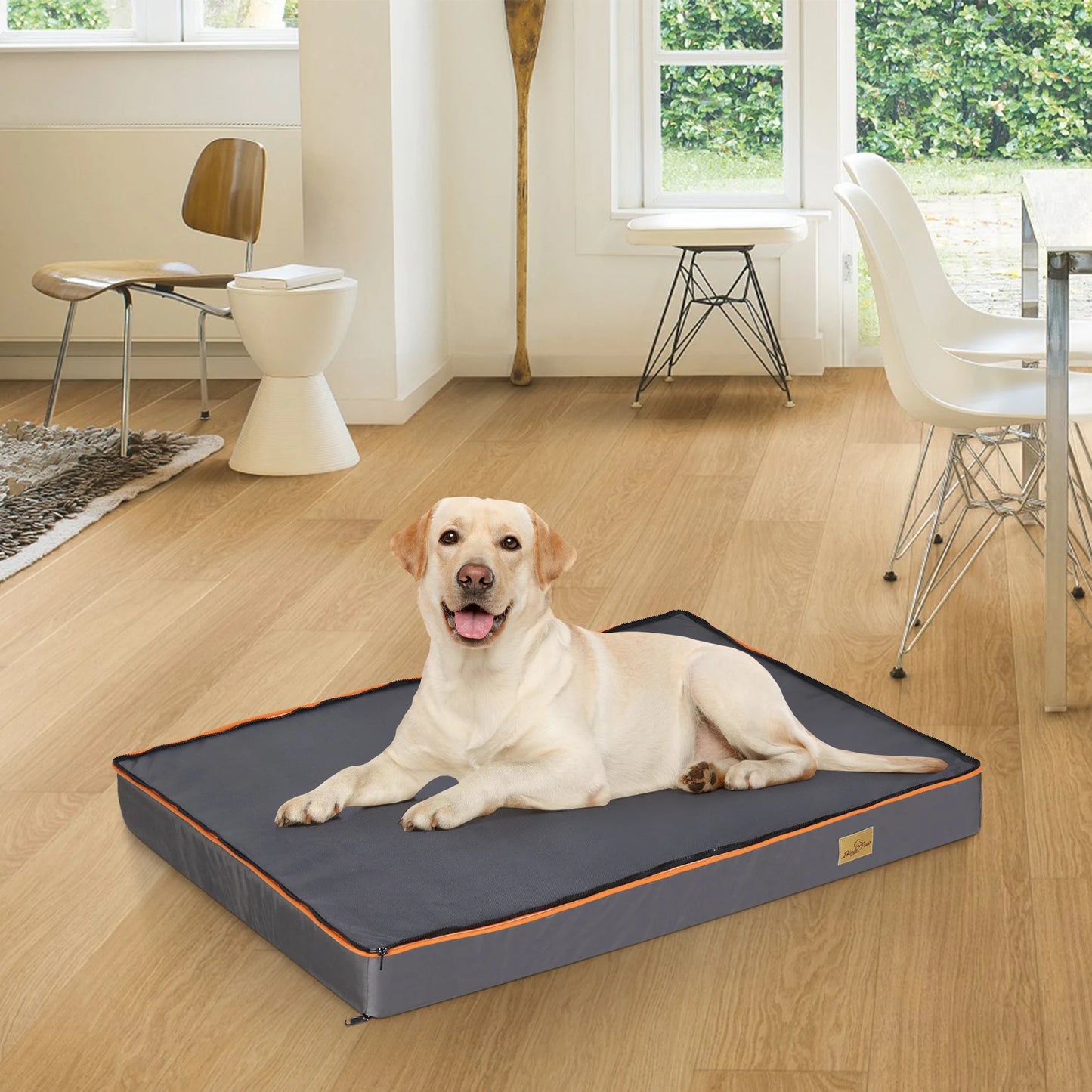 BINGOPAW Orthopedic Dog Bed Foam Cushion With Washable Cover