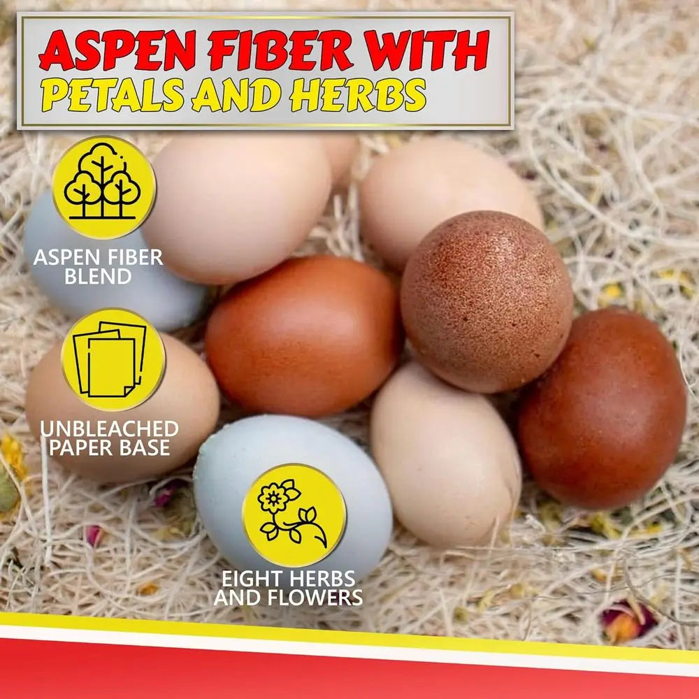 Chicken Nesting Pads With Aromatic Nest Herbs For Laying Eggs