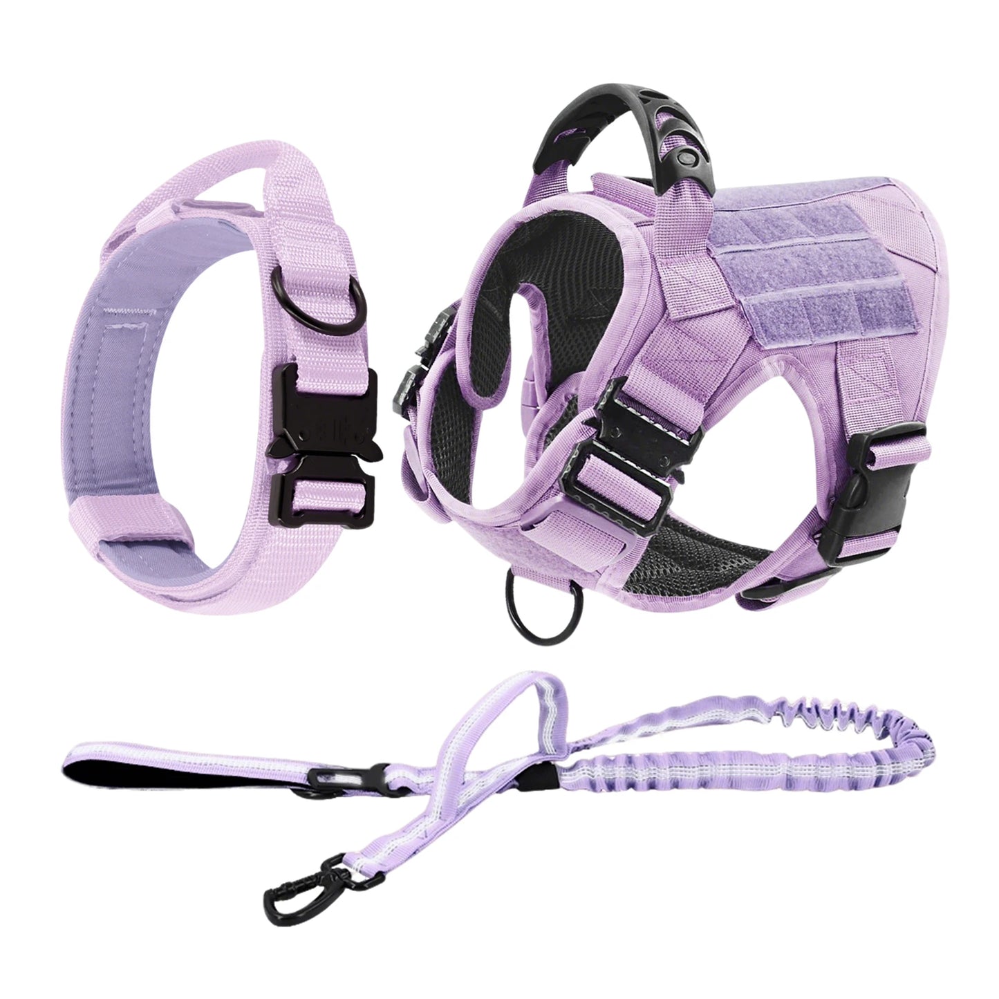 Military Camouflage Dog Harness Adjustable Nylon Vest