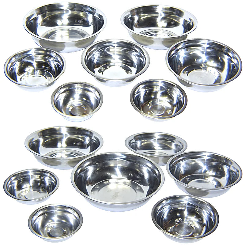 Stainless Steel Pet Bowls Set Of 2 Dishwasher Safe