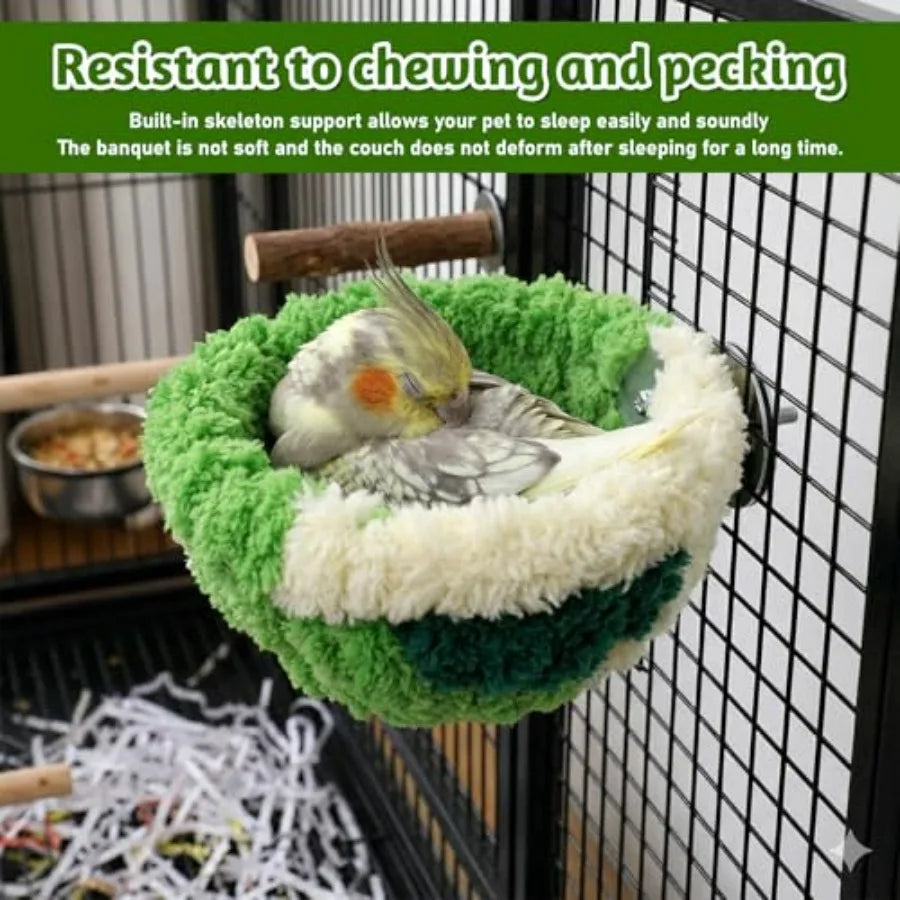 Bird Nest Cage Hanging Hammock For Parakeet And Small Birds