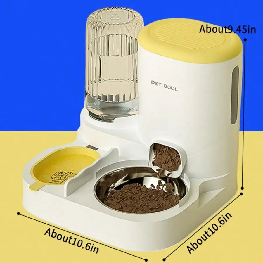 2 In 1 Automatic Pet Feeder And Water Dispenser For Cats And Dogs