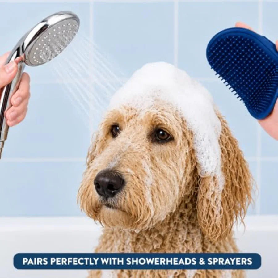 Premium Stainless Steel Pet Grooming And Shampoo Brush