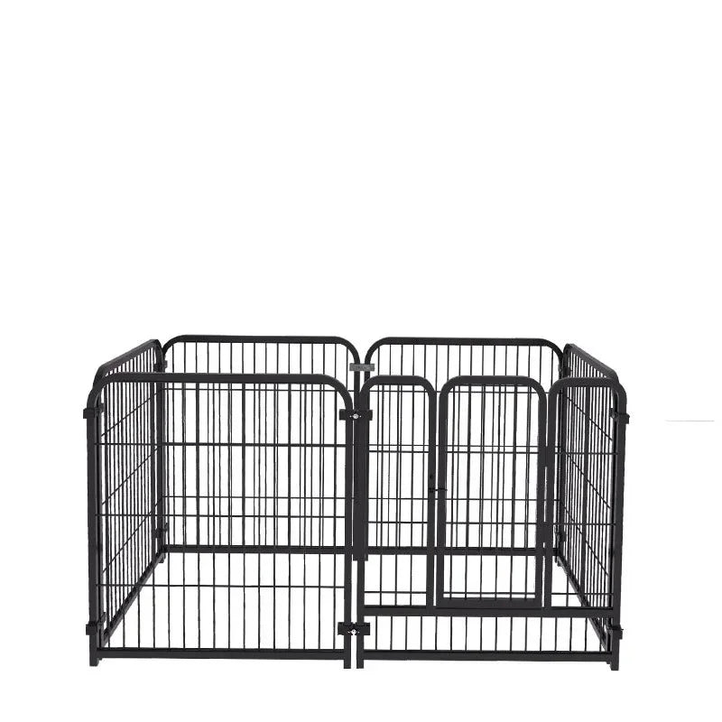 Heavy Duty Stainless Steel Six Panel Dog Exercise Kennel