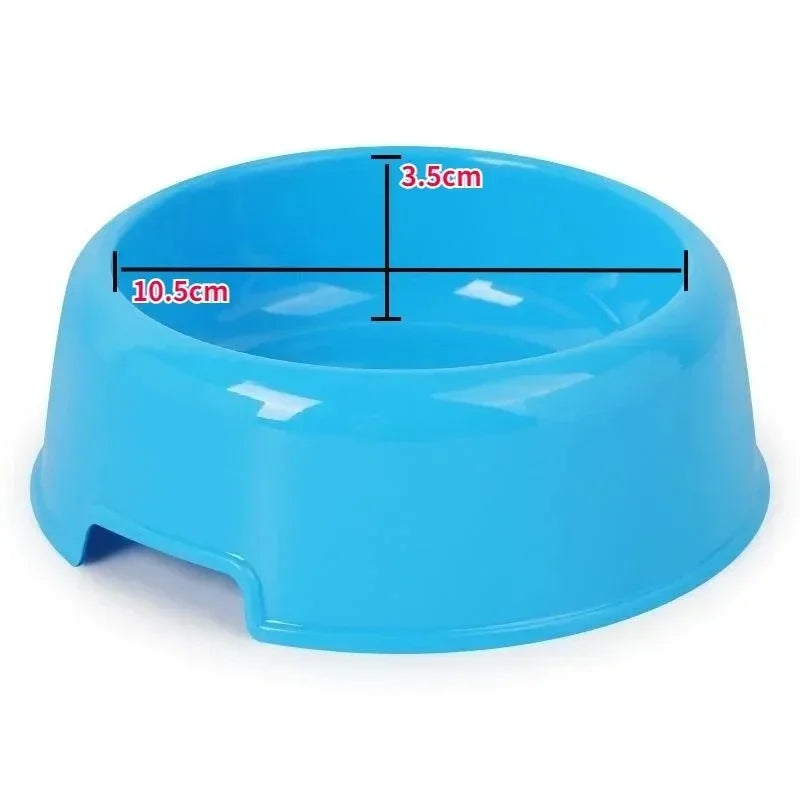 Plastic Pet Bowls For Dogs And Cats Feeding Water Dish