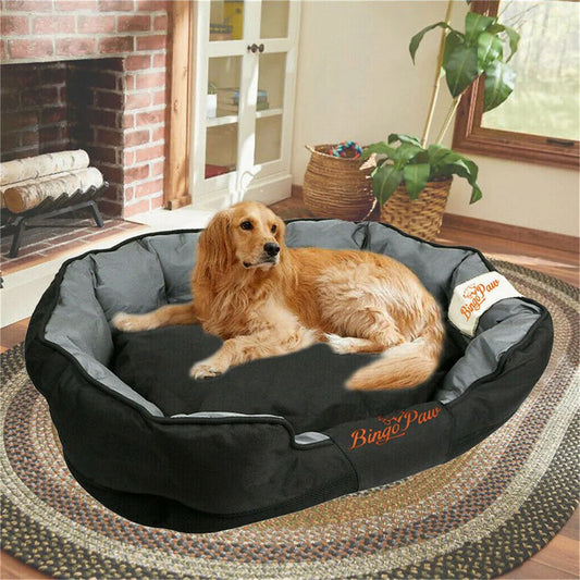 Borwart Orthopedic Waterproof Dog Bed Sofa With Washable Removable Cover