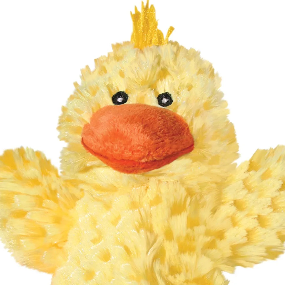 KONG Dr. Noyz Duck Squeaky Plush Dog Toy for Puppies