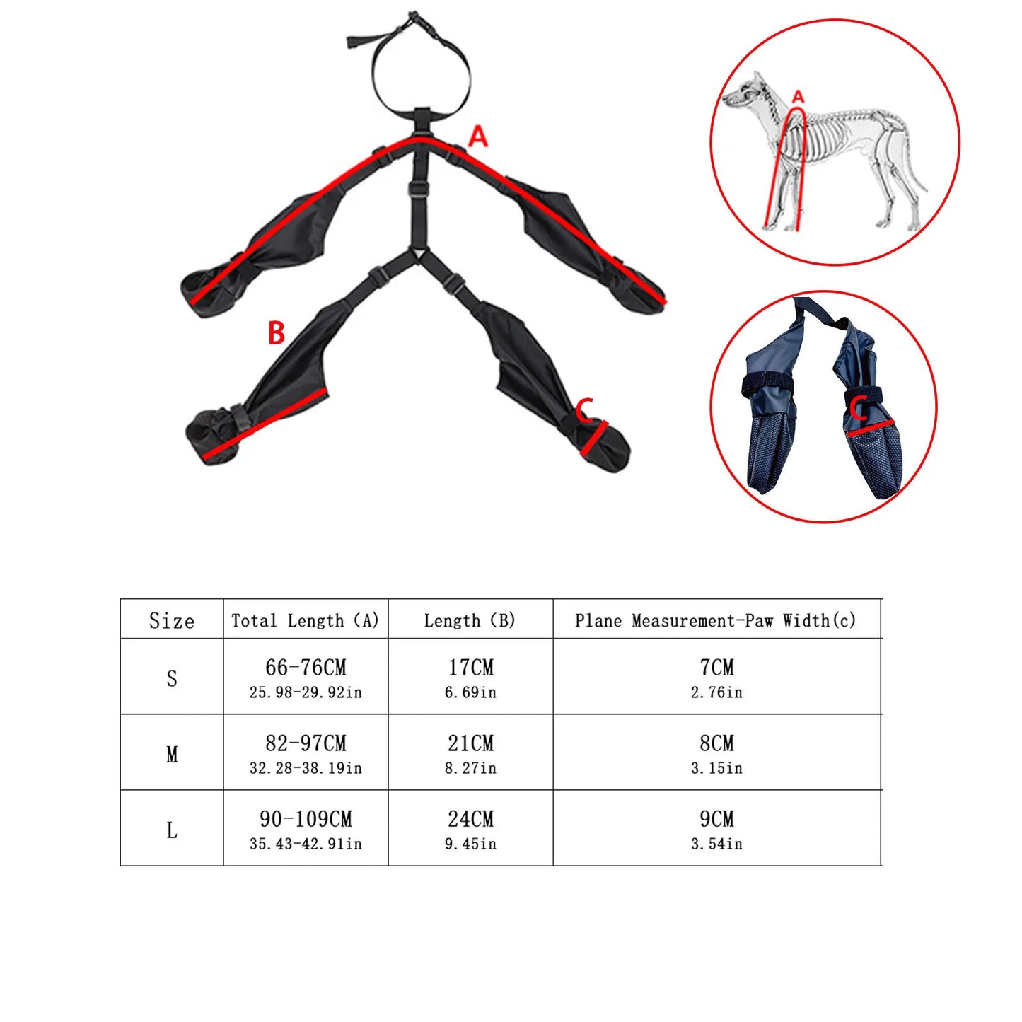 Waterproof Dog Shoes Adjustable Pet Boots For Outdoor Walking Paw Protection