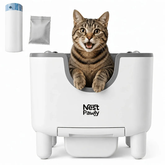 NestPawly M07 Self Cleaning Litter Box With Odor Control