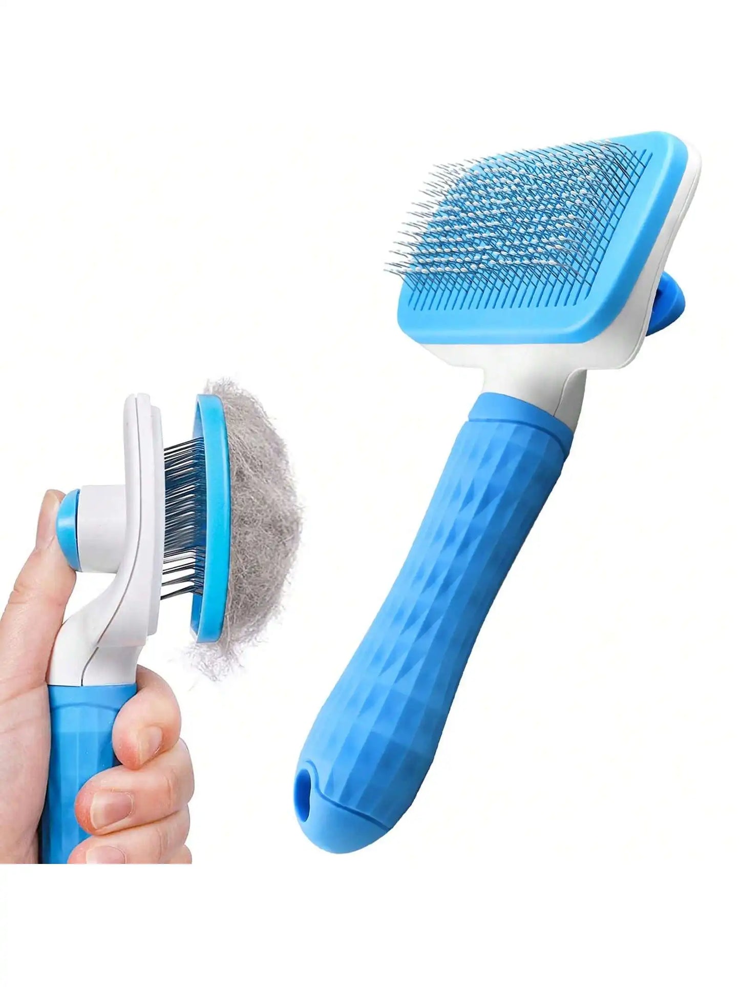One Click Pet Grooming Brush Deshedding Tool For Dogs