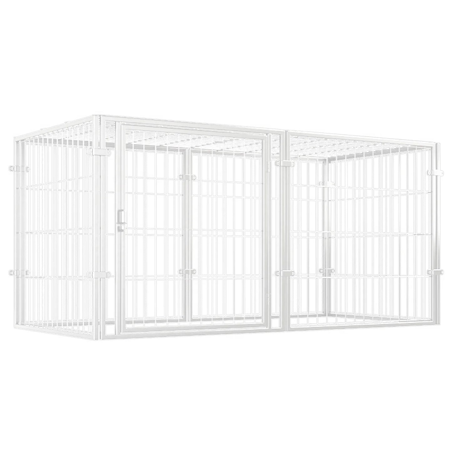 Heavy Duty Wire Dog Crates with Door Stackable Kennel Cage Puppy