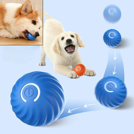 Dog Automatic Moving Ball Interactive Chew Toy Puppies