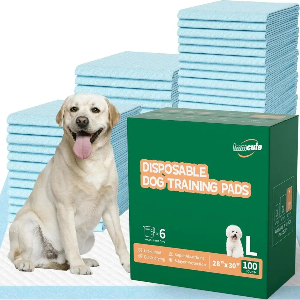 Pee Pads Hundred Count Large Dog Cat 28x30 Quick Dry