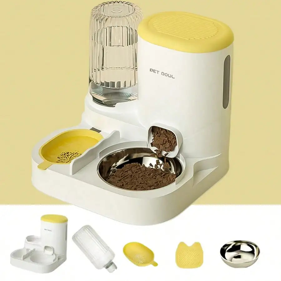 2 In 1 Automatic Pet Feeder And Water Dispenser For Cats And Dogs