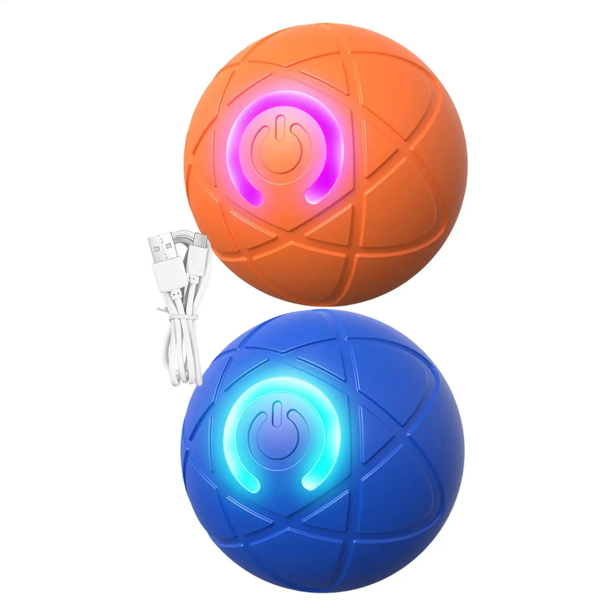 Interactive Dog Toy For Aggressive Chewers With Automatic Rolling Design