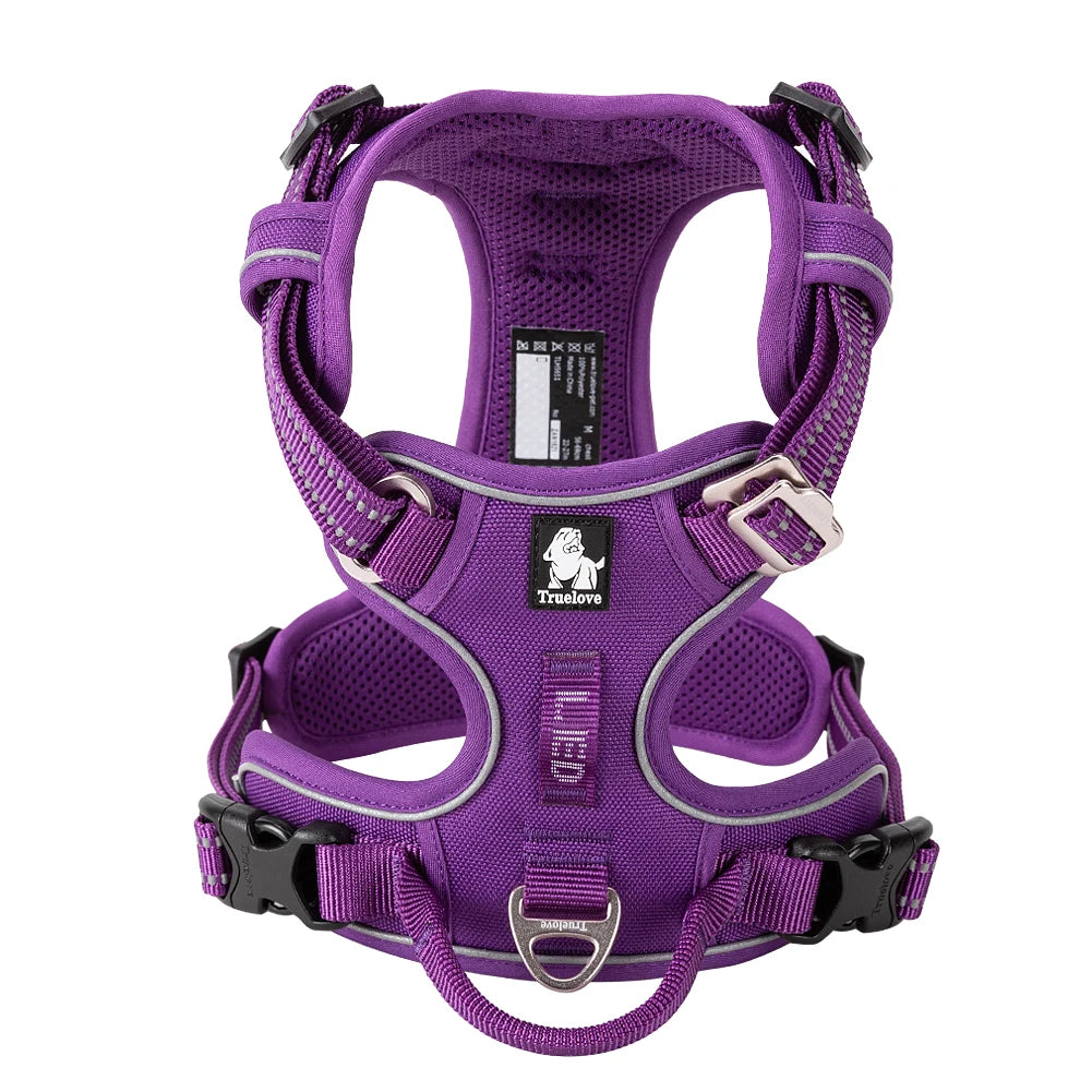 TRUELOVE No Pull Dog Harness Reflective Breathable Adjustable Vest