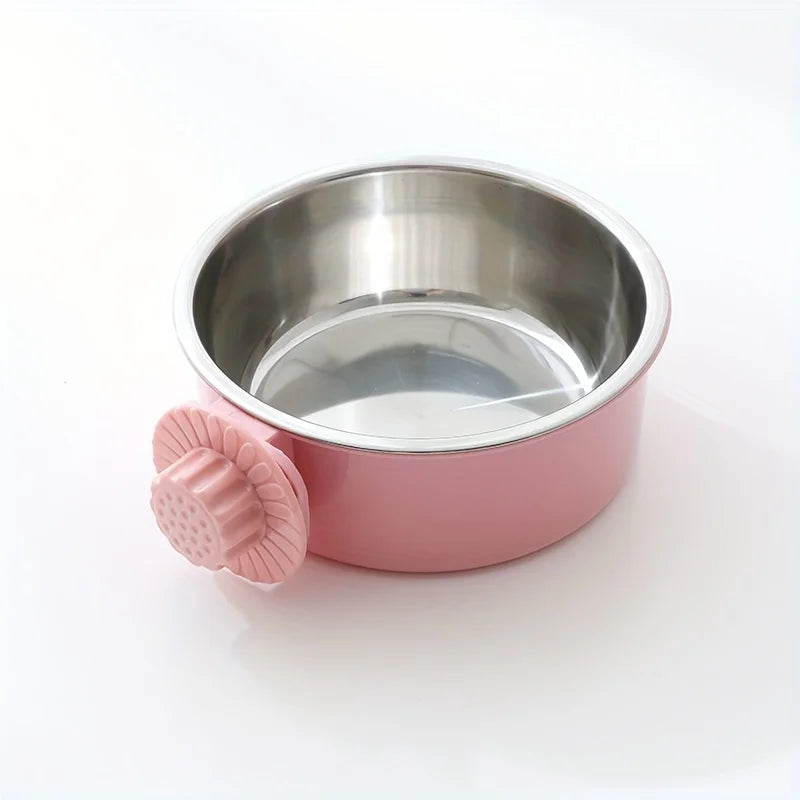 Anti-Spill Stainless Steel Pet Bowl For Cats And Dogs