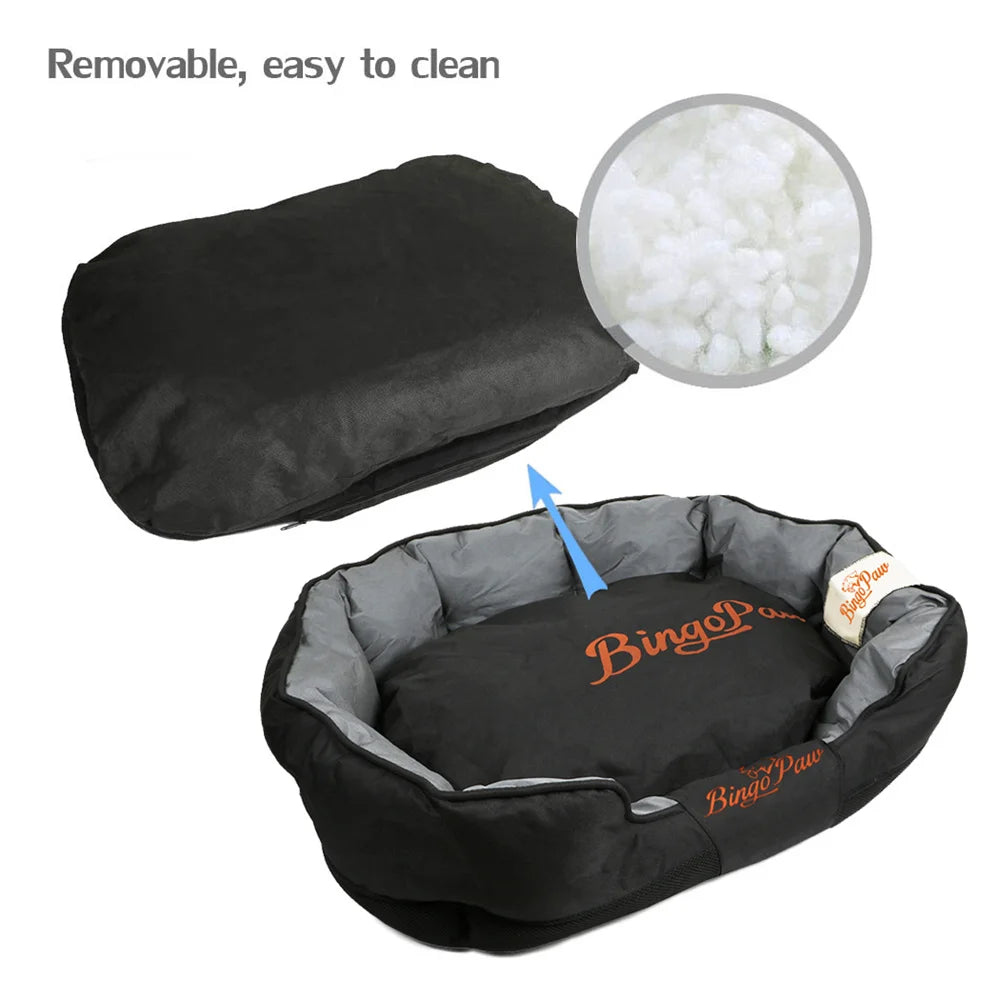 Borwart Orthopedic Waterproof Dog Bed Sofa With Washable Removable Cover