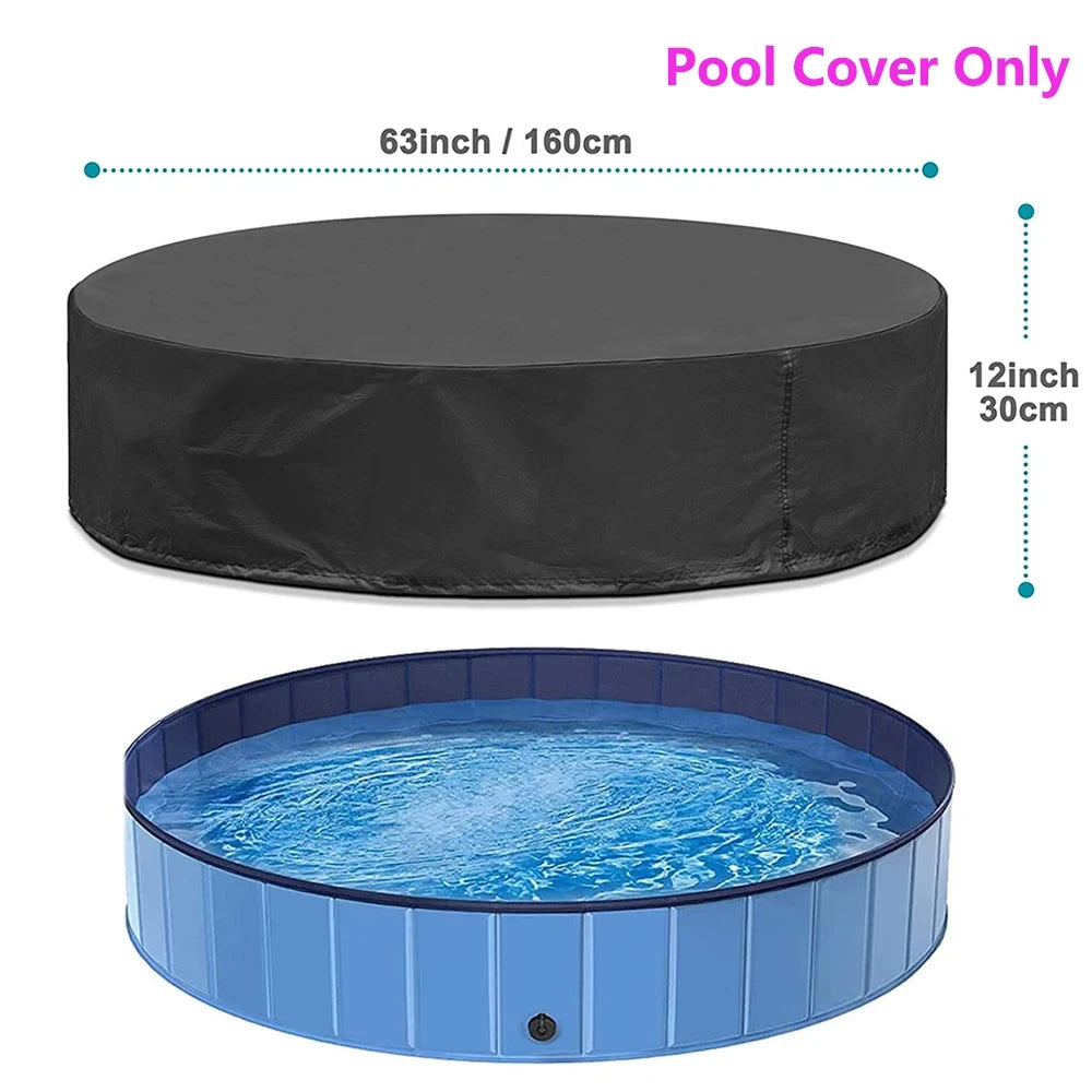Portable Dog Pool Bath Tub for Large Dogs Scratch Resistant