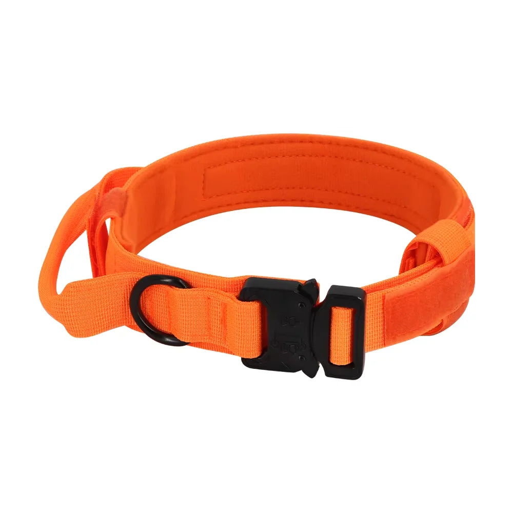 Nylon Adjustable Tactical Dog Training Collar And Leash Set