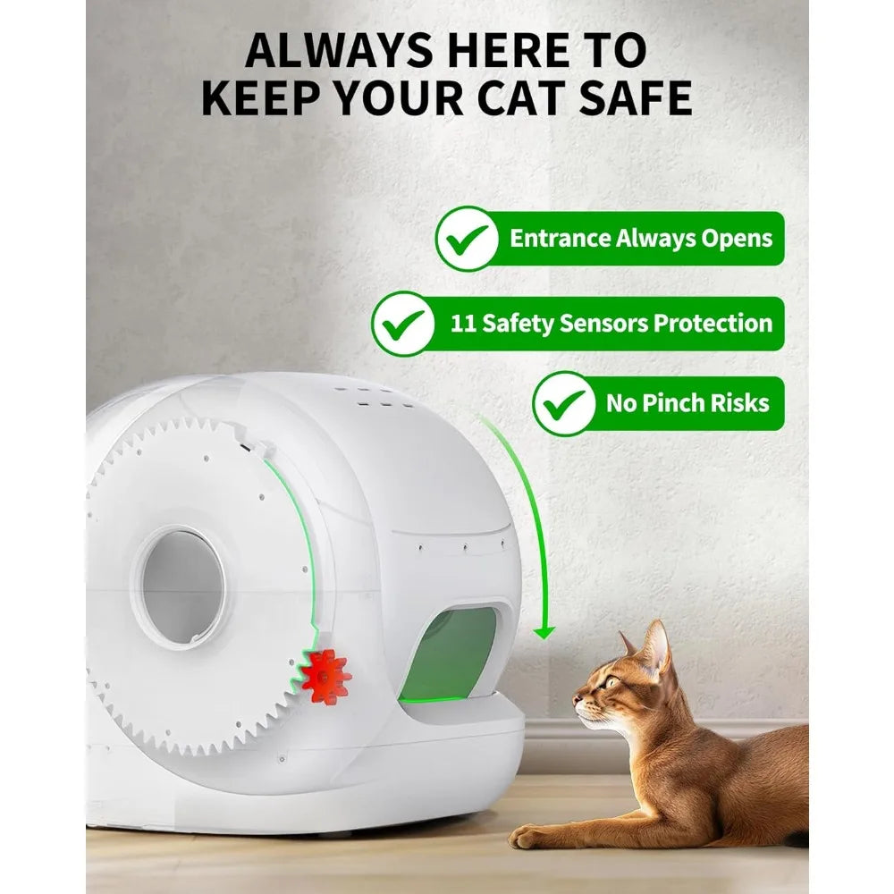 PuraMax 2 Self Cleaning Cat Litter Box With App Control