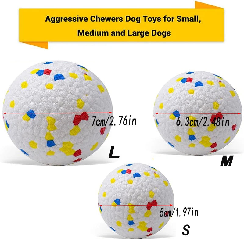 Solid Bite Resistant Dog Chew Ball High Elasticity Pet Toy