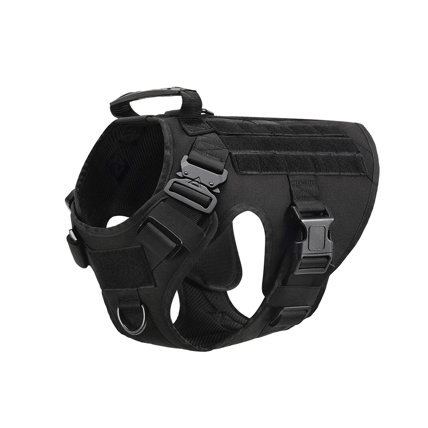 Tactical Dog Harness With Molle Pouches For Medium To Large Dogs