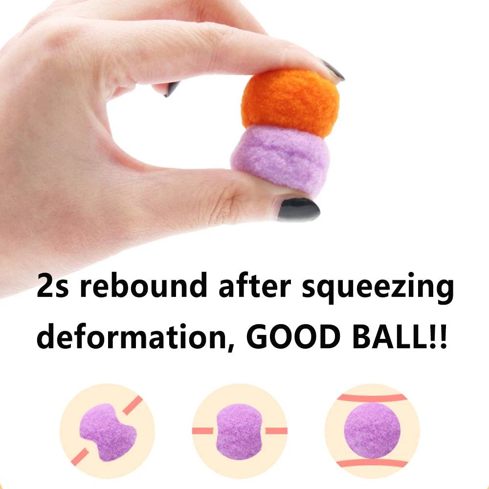 Premium Interactive Cat Plush Ball Shooting Toy Launcher