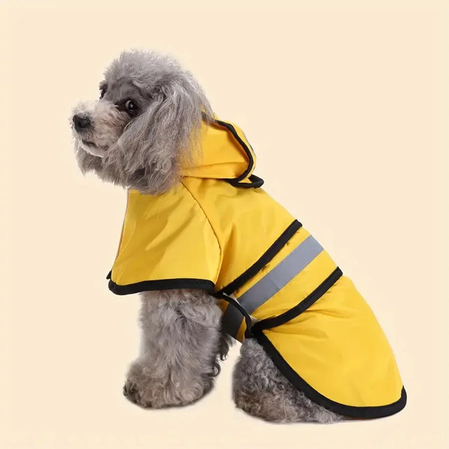 Adjustable Waterproof Dog Raincoat Keeps Your Pet Dry and Comfortable