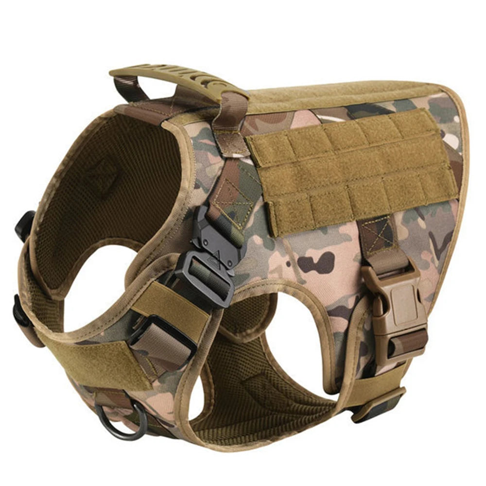 Nylon Dog Harness And Leash Set For German Shepherd Malinois Training