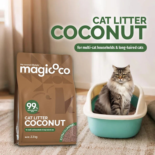 Bioline Coconut Cat Litter 99 Percent Odor Control Flushable