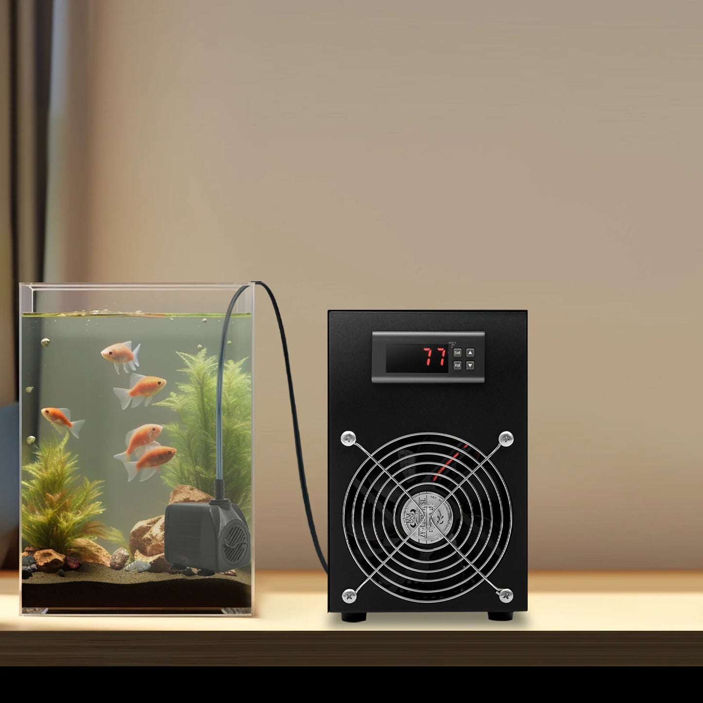 Aquarium Chiller With Digital Display 200W 110V Power