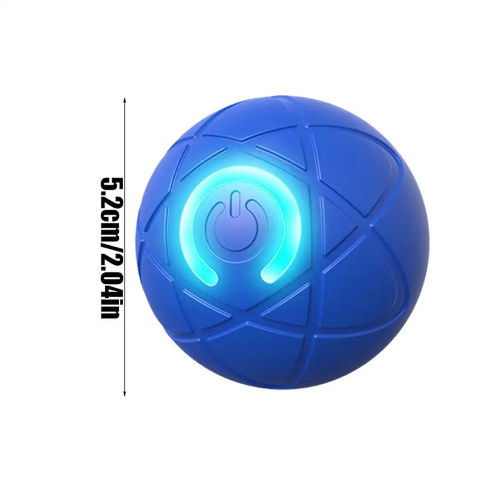 Interactive Dog Toy For Aggressive Chewers With Automatic Rolling Design