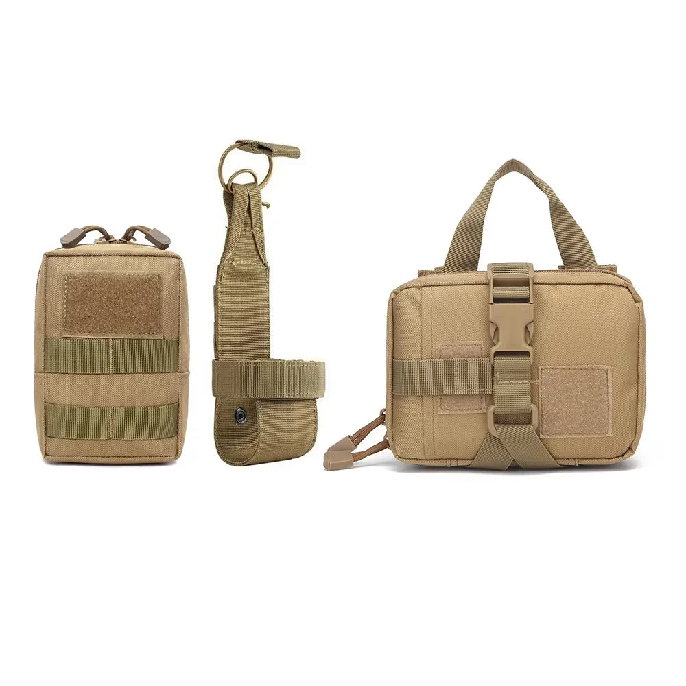Dog Tactical Bags Set With Molle Pouches For Harness Training