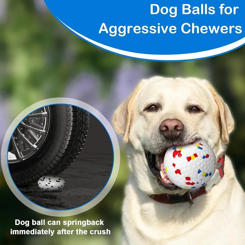 High Elasticity Solid Bite Resistant ETPU Dog Chew Ball Toy