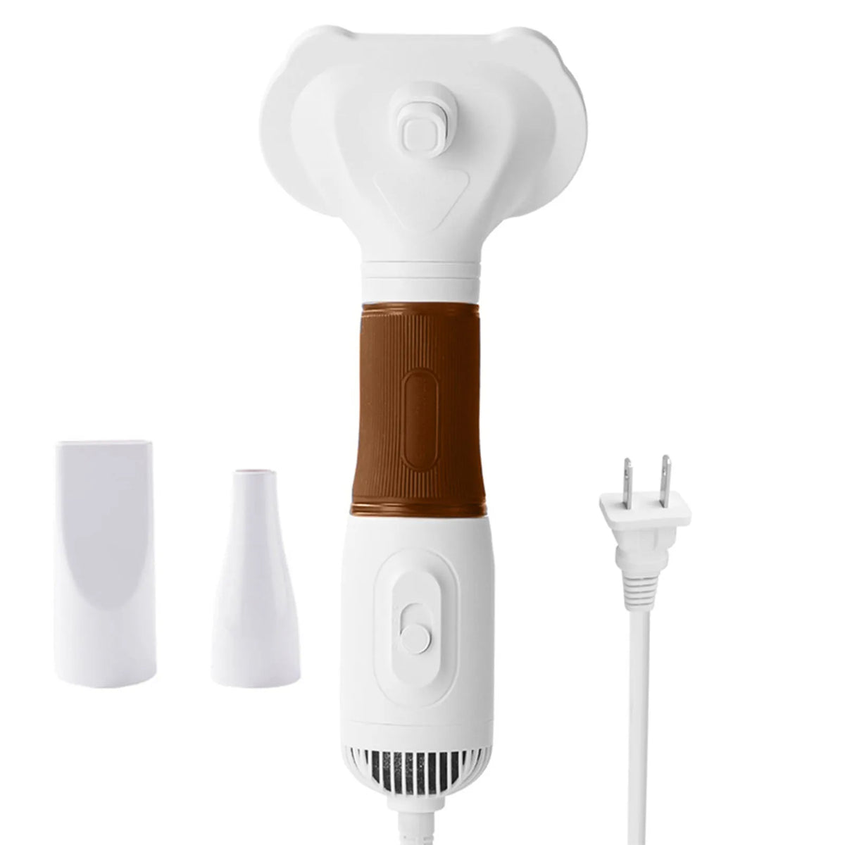 Pet Hair Dryer With Slicker Brush For Cat Grooming