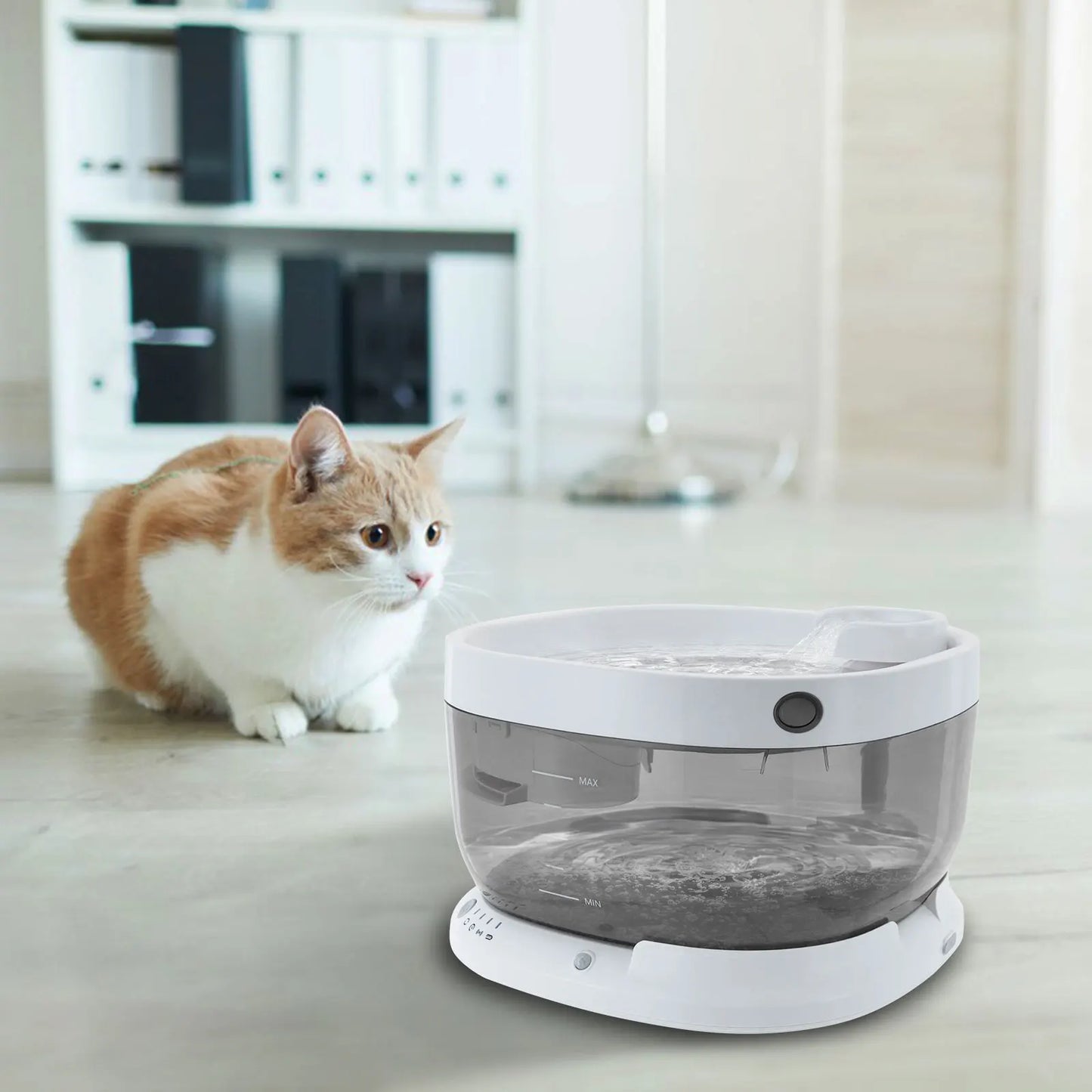 Feline Hydration Station Quiet Filtered Pet Drinking Dispenser BPA Free
