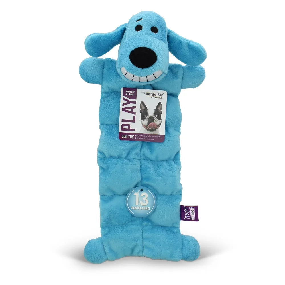 Multipet Loofah Dog Toy Squeaker for Aggressive Chewers